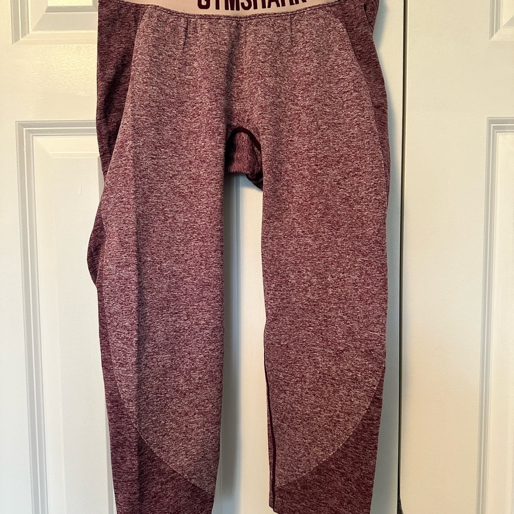 Gymshark Flex Purple Capri High-Waist Leggings